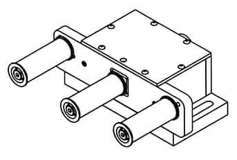 Low Force Cell With Cylindrical Rollers