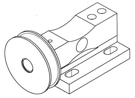 Single Roller Low Force Load Cell